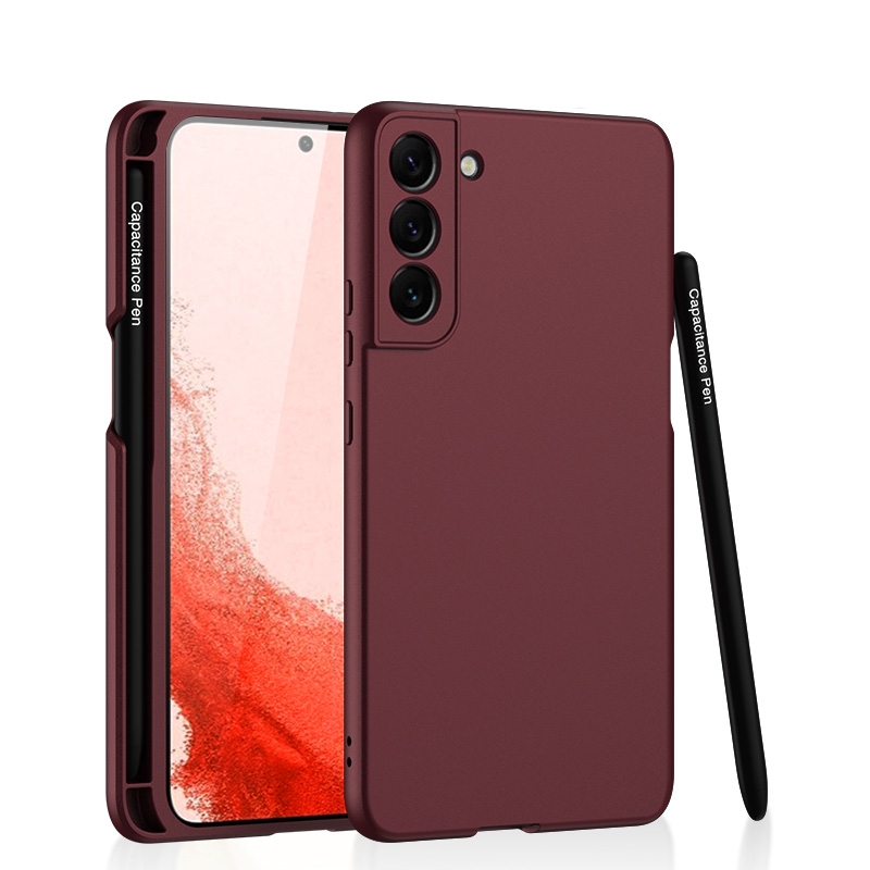 For Samsung Galaxy S22 5G GKK Ultra-thin Skin Feel Phone Case with Stylus(Red) For Samsung Galaxy S22 5G GKK Ultra-thin Skin Feel Phone Case with Stylus(Red)