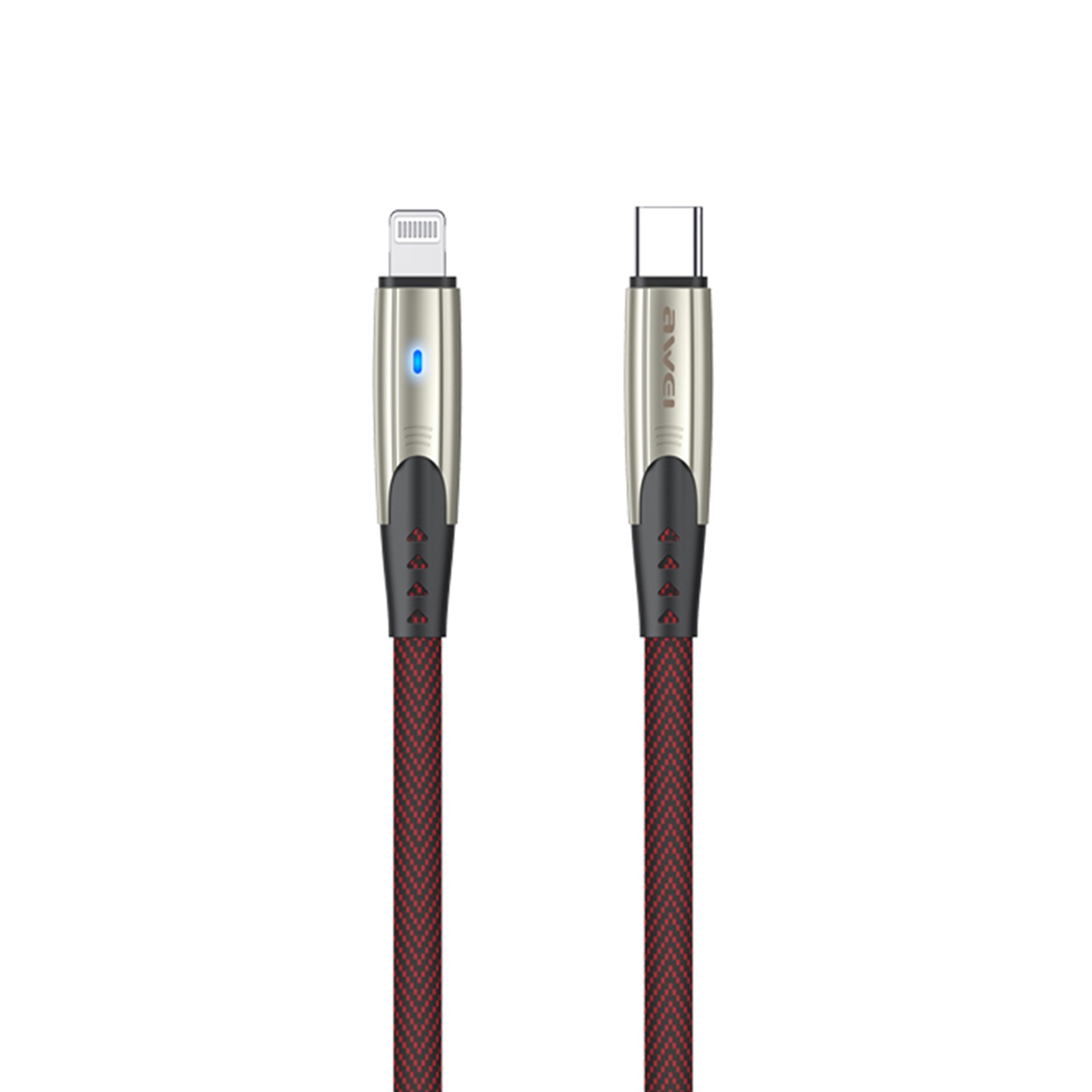 awei CL-119L Type-C / USB-C to 8 Pin Nylon Braid Fast Charging Cable, Length: 1m(Black) awei CL-119L Type-C / USB-C to 8 Pin Nylon Braid Fast Charging Cable, Length: 1m(Black)