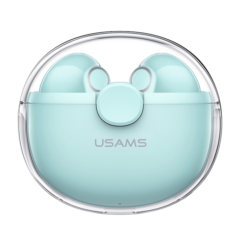 USAMS BU12 TWS Half In-Ear Bluetooth 5.1 Wireless Earphones(Green) USAMS BU12 TWS Half In-Ear Bluetooth 5.1 Wireless Earphones(Green)