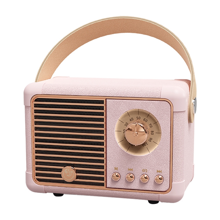 HM11 PLUS Portable HIFI Mini Retro Wireless Bluetooth Speaker(Pink) HM11 PLUS Portable HIFI Mini Retro Wireless Bluetooth Speaker(Pink)