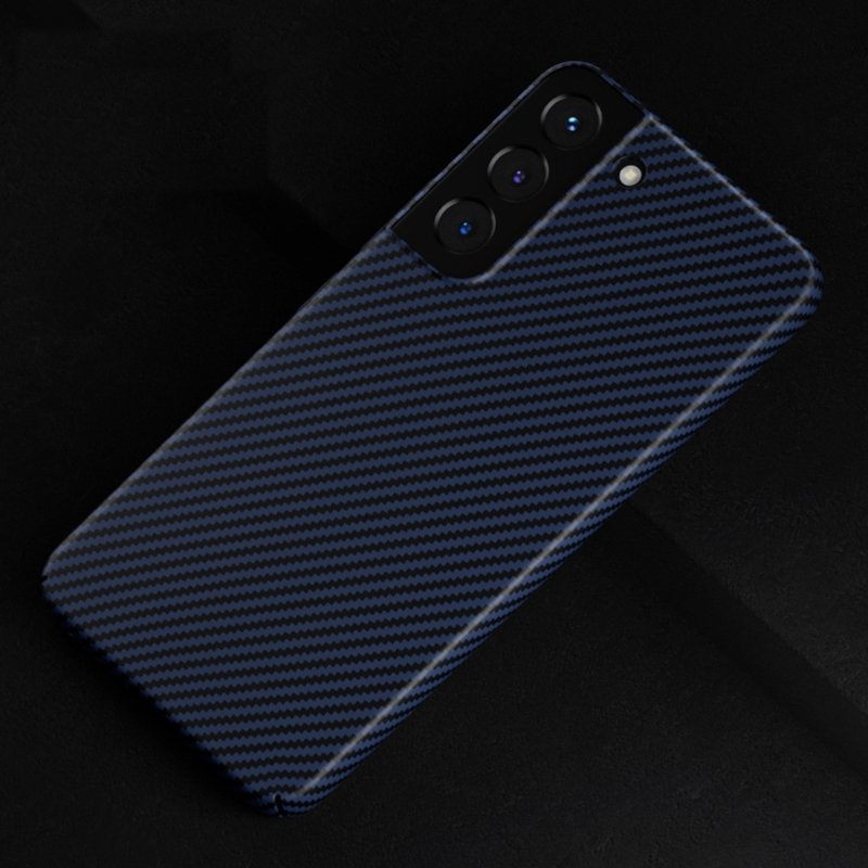 For Samsung Galaxy S22+ 5G Carbon Fiber Shockproof Phone Case(Navy Blue) For Samsung Galaxy S22+ 5G Carbon Fiber Shockproof Phone Case(Navy Blue)