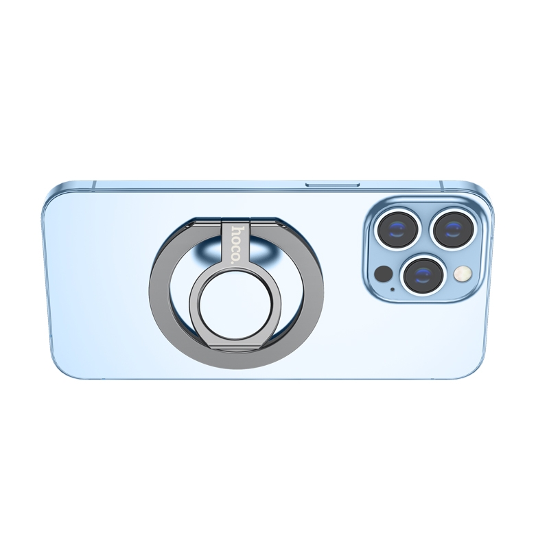 hoco GM104 Magnetic Metal Mobile Phone Ring Holder(Metal Grey) hoco GM104 Magnetic Metal Mobile Phone Ring Holder(Metal Grey)