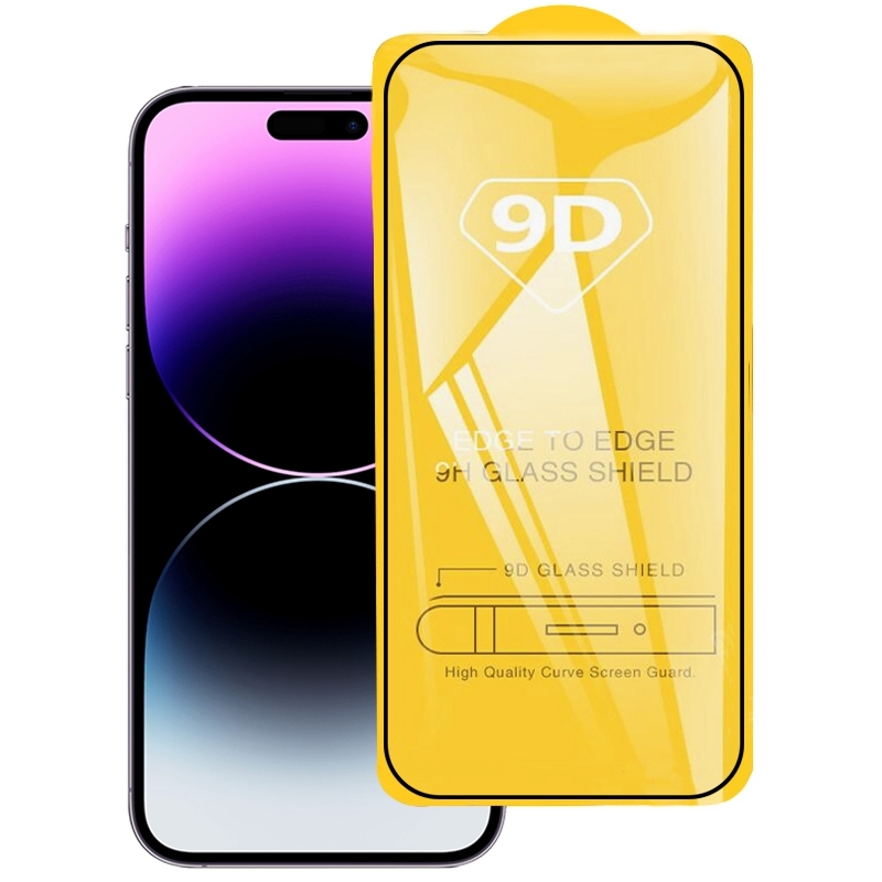 For iPhone 14 Pro 9D Full Glue Screen Tempered Glass Film For iPhone 14 Pro 9D Full Glue Screen Tempered Glass Film