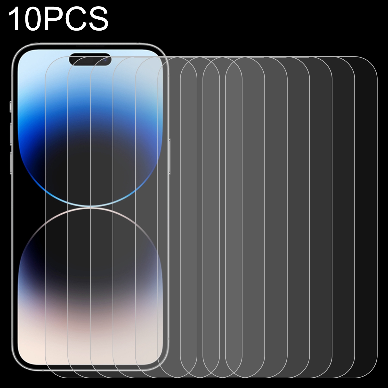 For iPhone 14 Pro 10pcs 0.26mm 9H 2.5D Tempered Glass Film For iPhone 14 Pro 10pcs 0.26mm 9H 2.5D Tempered Glass Film