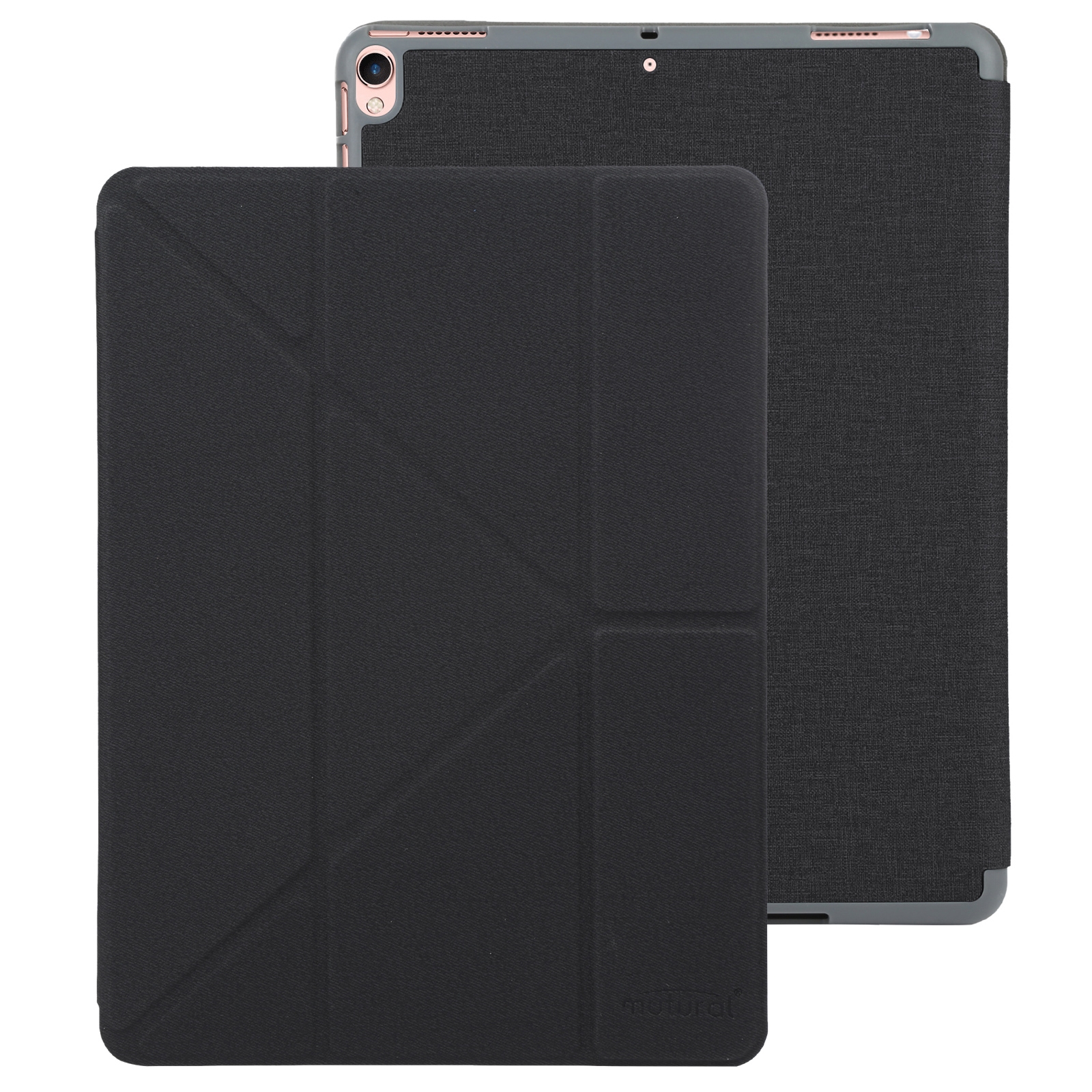 Mutural King Kong Series Deformation Holder Leather Tablet Case For iPad Pro 10.5 2019 / 2017(Black) Mutural King Kong Series Deformation Holder Leather Tablet Case For iPad Pro 10.5 2019 / 2017(Black)