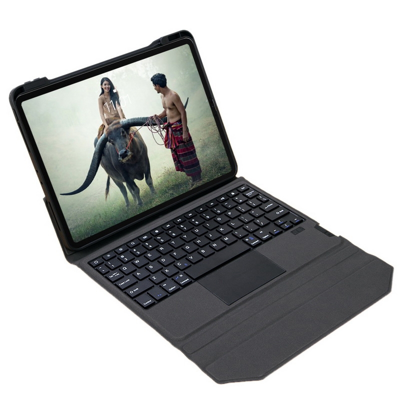 T01 Integrated Bluetooth Keyboard Leather Case with Touchpad & Holder, without Backlight For iPad Air 5 / Air 4 10.9(Black) T01 Integrated Bluetooth Keyboard Leather Case with Touchpad & Holder, without Backlight For iPad Air 5 / Air 4 10.9(Black)