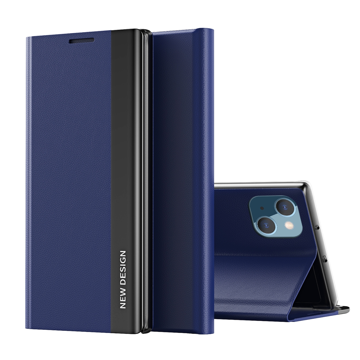 For iPhone 14 Side Electroplated Magnetic Leather Phone Case (Dark Blue) For iPhone 14 Side Electroplated Magnetic Leather Phone Case (Dark Blue)
