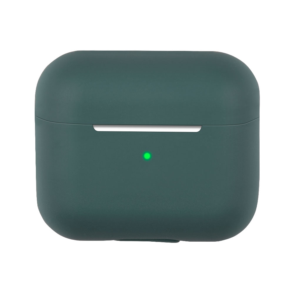 Wireless Earphone Silicone Protective Case For AirPods 3(Dark Green)