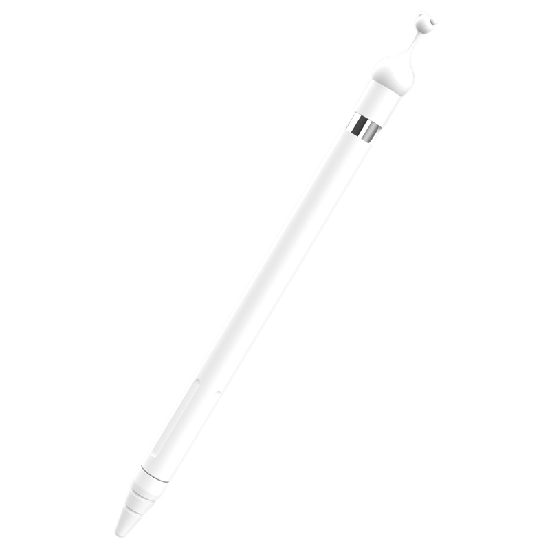 Cartoon Silicone Protective Case For Apple Pencil 2 / 1(White) Cartoon Silicone Protective Case For Apple Pencil 2 / 1(White)