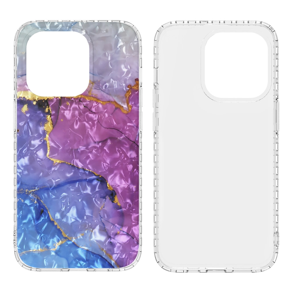 2.0mm Airbag Shockproof TPU Phone Case For iPhone 14 Pro(Blue Purple Marble) 2.0mm Airbag Shockproof TPU Phone Case For iPhone 14 Pro(Blue Purple Marble)