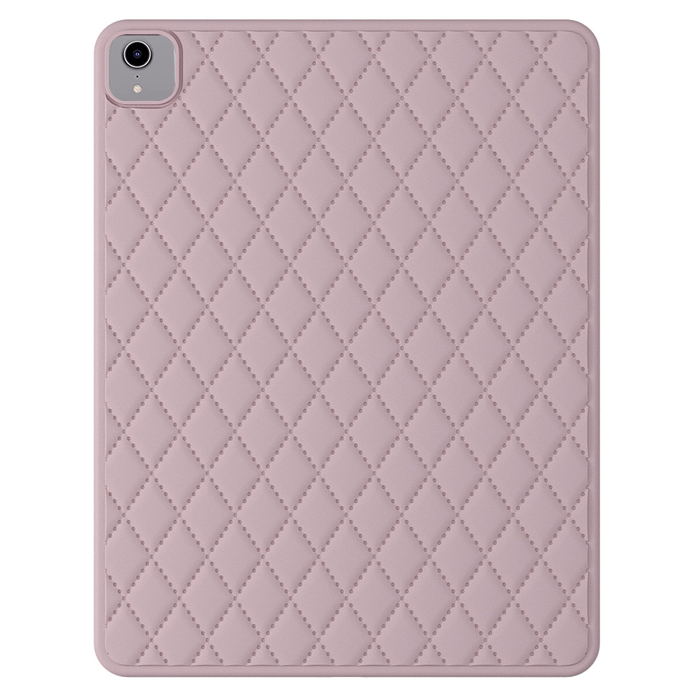 For iPad mini 6 Diamond Lattice Silicone Tablet Case(Pale Pinkish Grey) For iPad mini 6 Diamond Lattice Silicone Tablet Case(Pale Pinkish Grey)