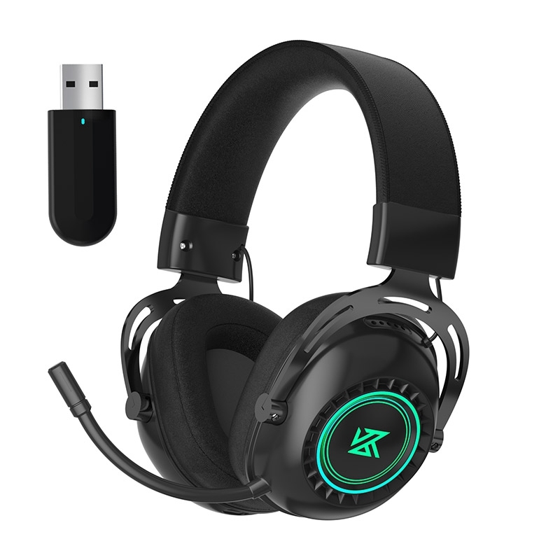 KZ-GP20 Bluetooth/2.4G Dual Mode Gaming RGB Lighting Headphones(Black) KZ-GP20 Bluetooth/2.4G Dual Mode Gaming RGB Lighting Headphones(Black)