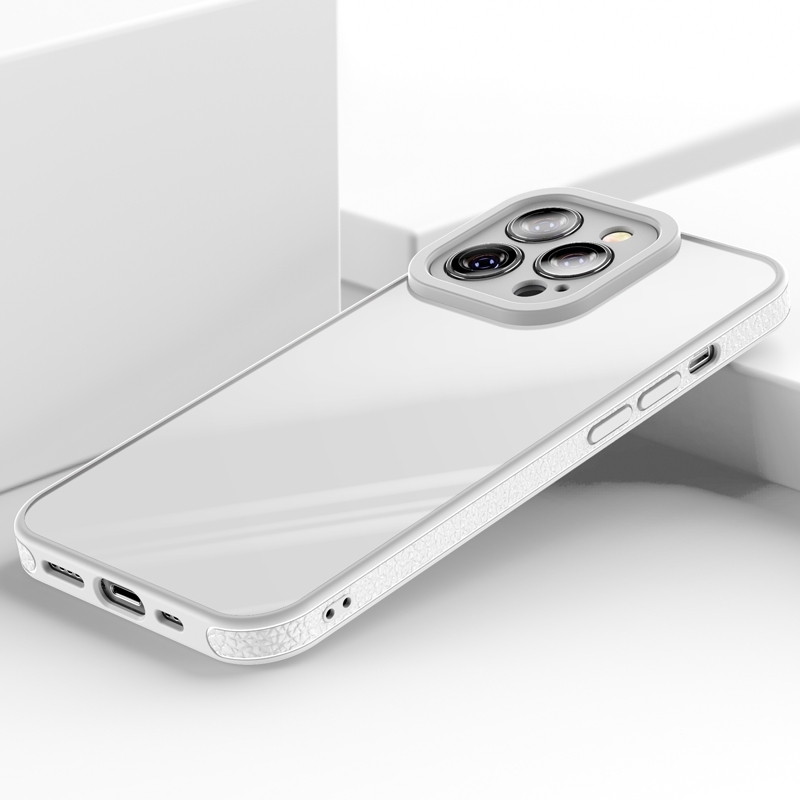 For iPhone 14 PC + TPU Shockproof Case (White) For iPhone 14 PC + TPU Shockproof Case (White)
