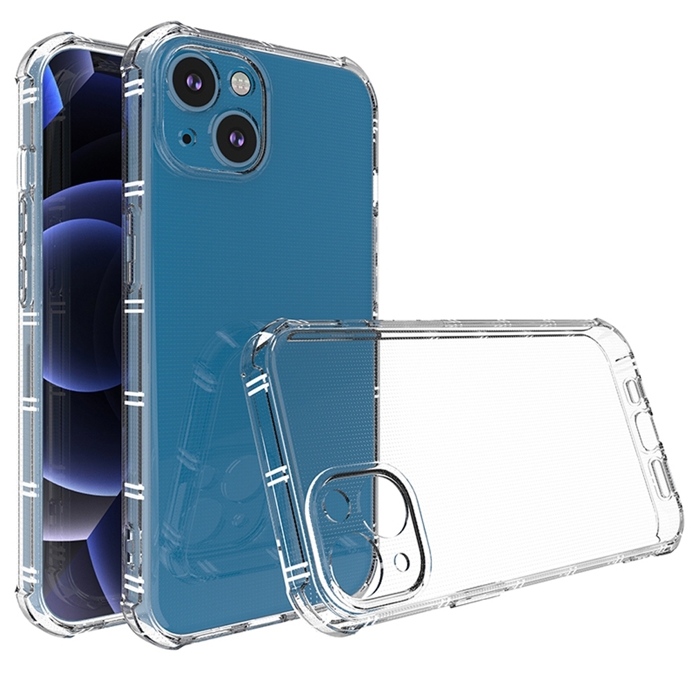 For iPhone 14 Straight Side Dual Bone Anti-fall TPU Case For iPhone 14 Straight Side Dual Bone Anti-fall TPU Case