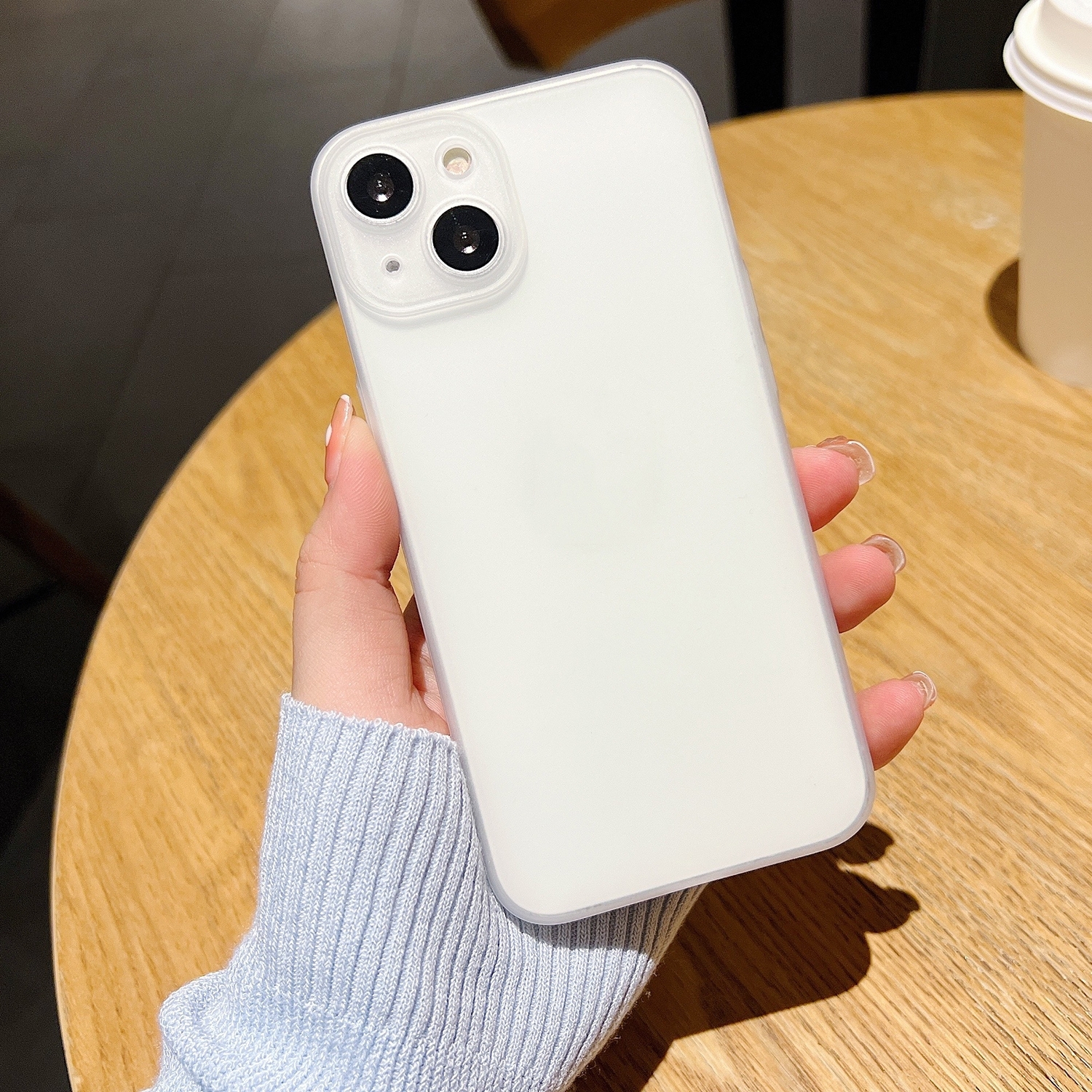 For iPhone 14 TOP Ultra-thin Frosted Soft Phone Case (White) For iPhone 14 TOP Ultra-thin Frosted Soft Phone Case (White)