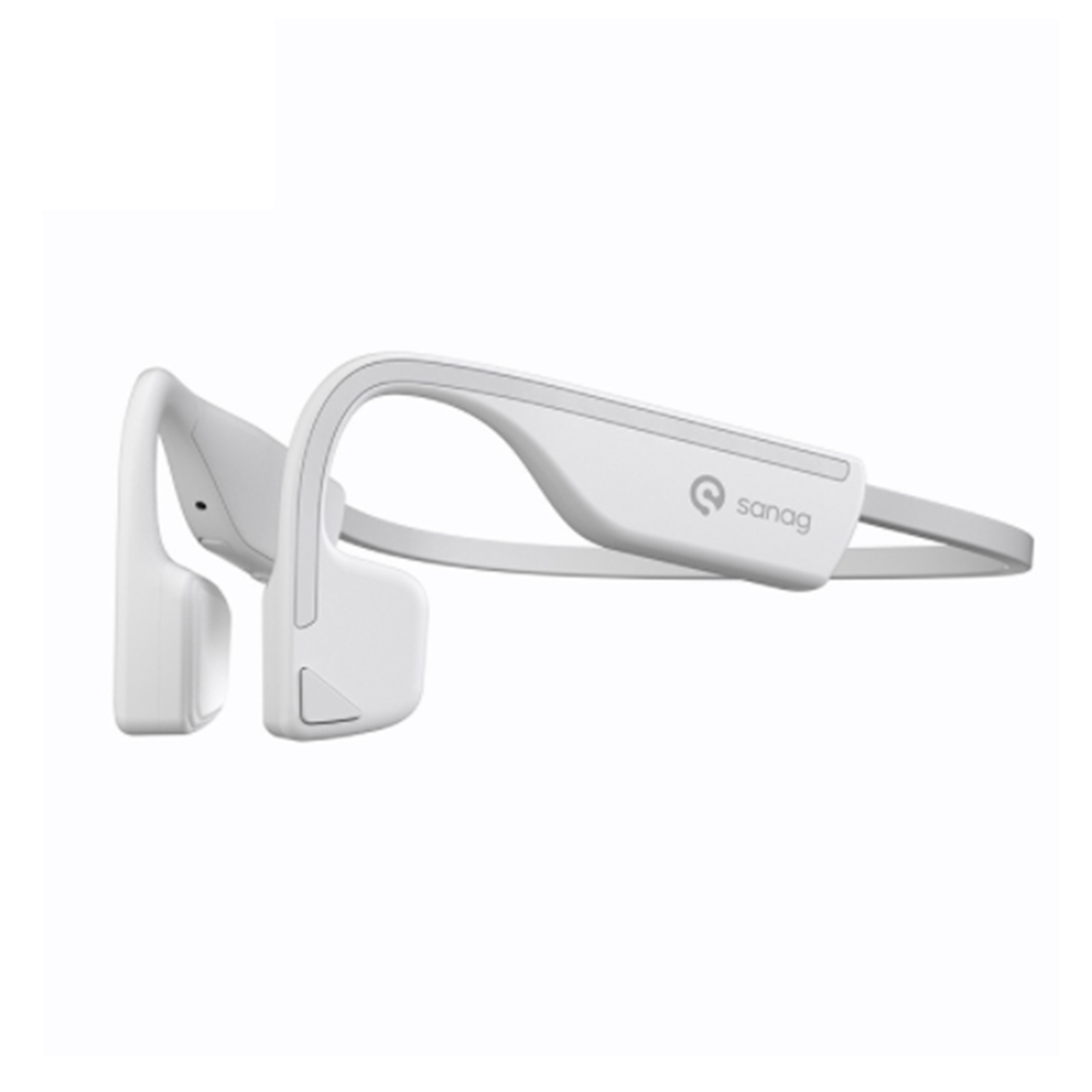 Sanag A11S Bone Conduction Second-generation Air Conduction Headphones(White Grey) Sanag A11S Bone Conduction Second-generation Air Conduction Headphones(White Grey)