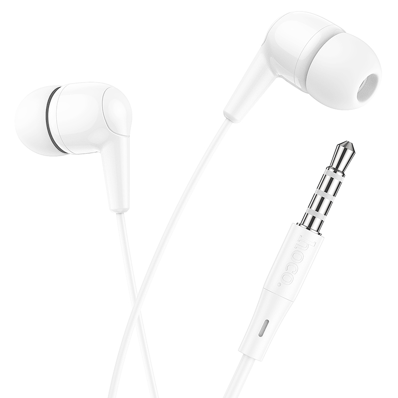 hoco M97 1.2m Universal Earphone with Microphone(White) hoco M97 1.2m Universal Earphone with Microphone(White)