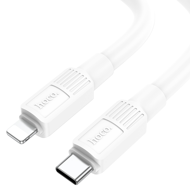 hoco X84 20W USB-C / Type-C to 8 Pin Solid PD Charging Data Cable,Length:1m(White) hoco X84 20W USB-C / Type-C to 8 Pin Solid PD Charging Data Cable,Length:1m(White)