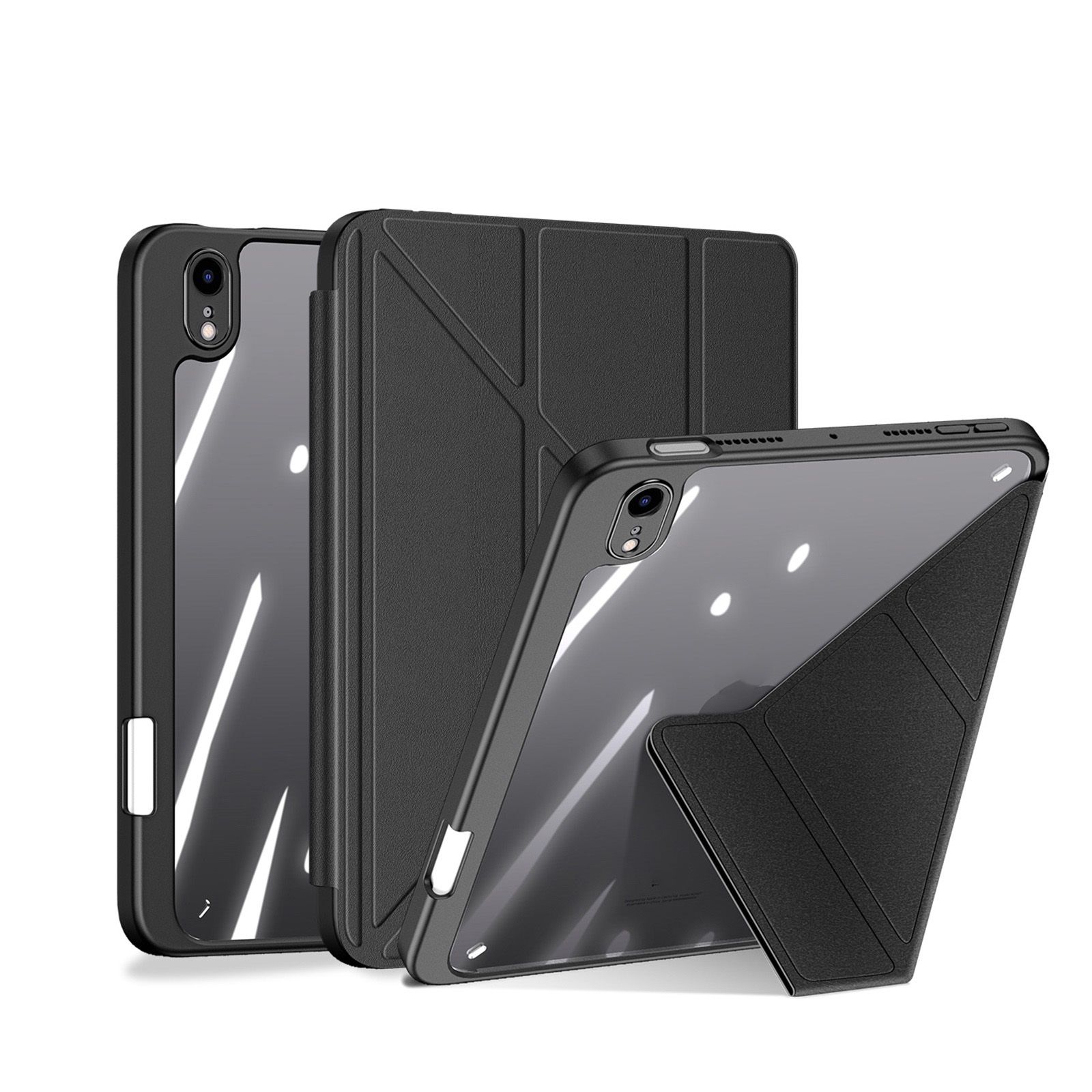 For iPad mini (2021)/mini 6 / mini 7 DUX DUCIS Magi Series Shockproof Tablet Case(Black) For iPad mini (2021)/mini 6 / mini 7 DUX DUCIS Magi Series Shockproof Tablet Case(Black)