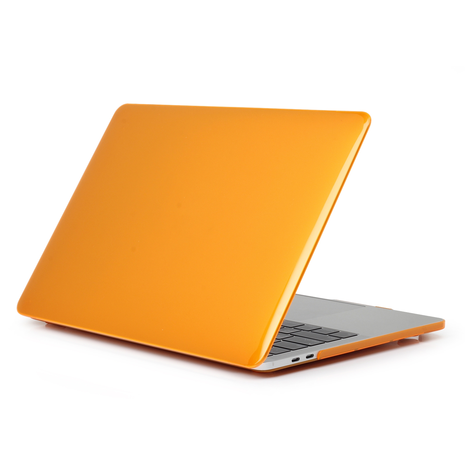 For MacBook Air 13.6 inch A2681 2022 Laptop Crystal Style Protective Case(Orange) For MacBook Air 13.6 inch A2681 2022 Laptop Crystal Style Protective Case(Orange)