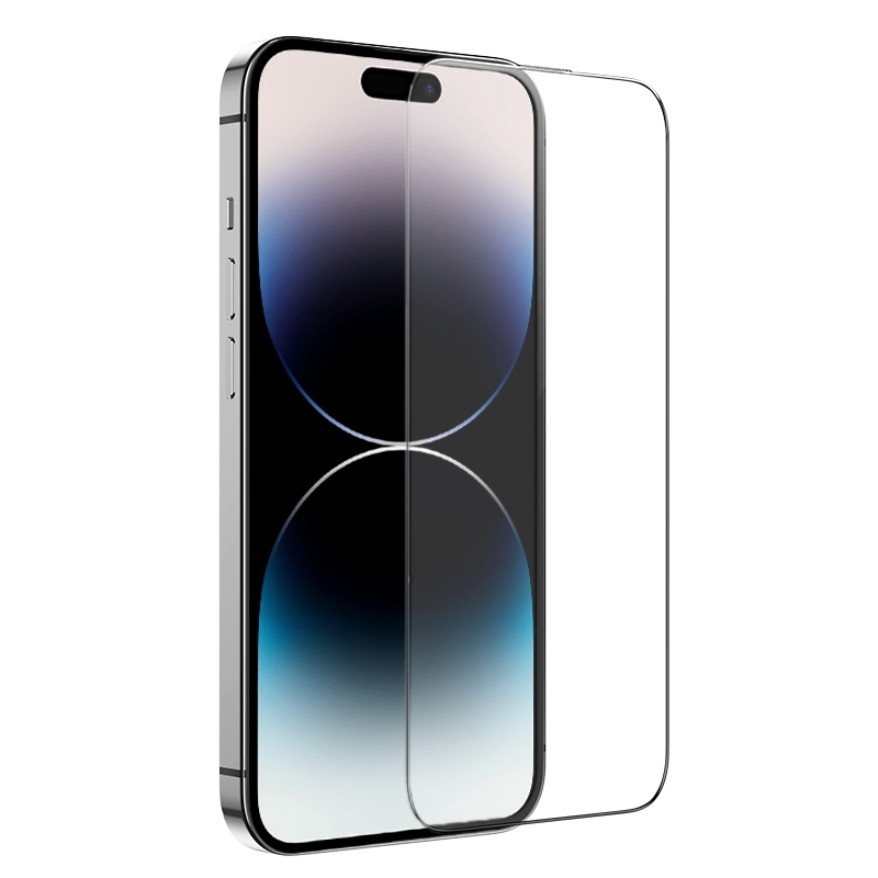 For iPhone 14 Pro hoco G1 Flash Attach Full Screen Silk Screen HD Tempered Glass Film For iPhone 14 Pro hoco G1 Flash Attach Full Screen Silk Screen HD Tempered Glass Film