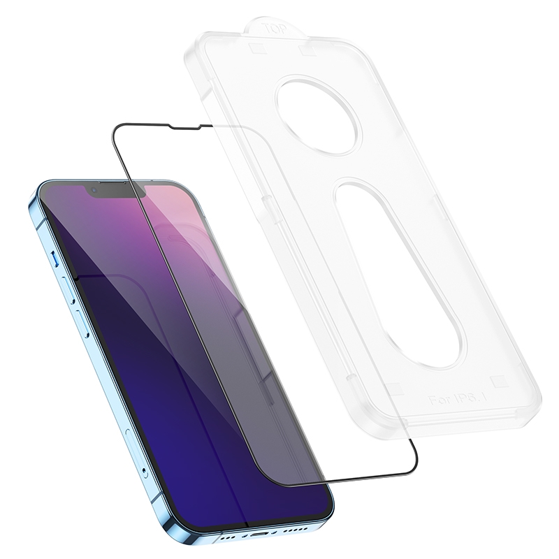 For iPhone 14 Plus / 13 Pro Max hoco A33 Easy Stick Box Full Screen HD Tempered Film For iPhone 14 Plus / 13 Pro Max hoco A33 Easy Stick Box Full Screen HD Tempered Film