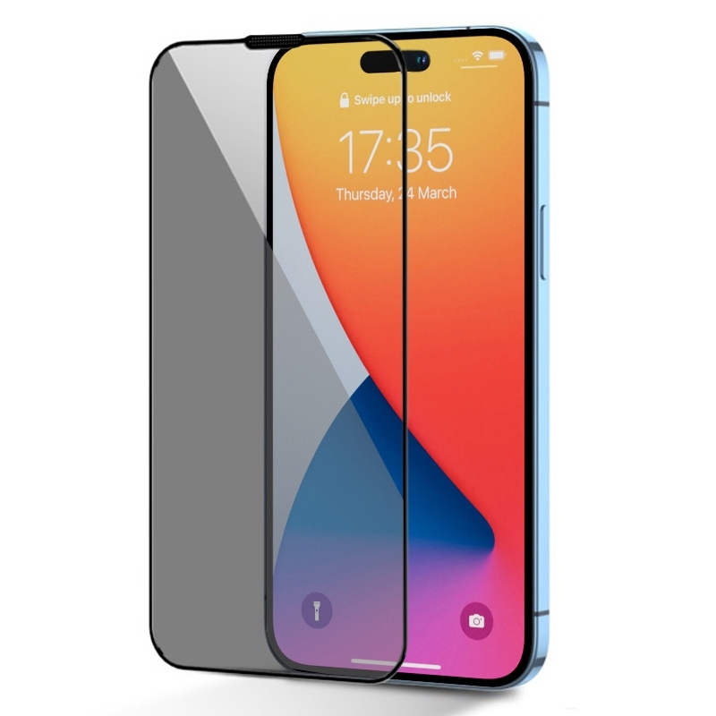 For iPhone 14 Pro Max JOYROOM 2.5D Screen Printing Full Screen Black Edge Privacy Tempered Glass Film For iPhone 14 Pro Max JOYROOM 2.5D Screen Printing Full Screen Black Edge Privacy Tempered Glass Film