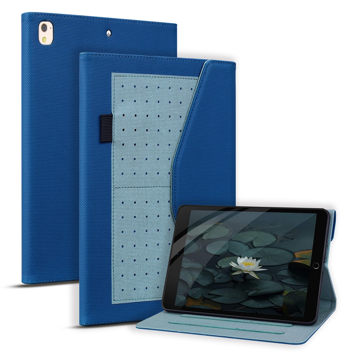 Business Storage Smart Leather Tablet Case For iPad 10.2 2019 / Air 2019 10.5 / 10.2 2020(Blue) Business Storage Smart Leather Tablet Case For iPad 10.2 2019 / Air 2019 10.5 / 10.2 2020(Blue)