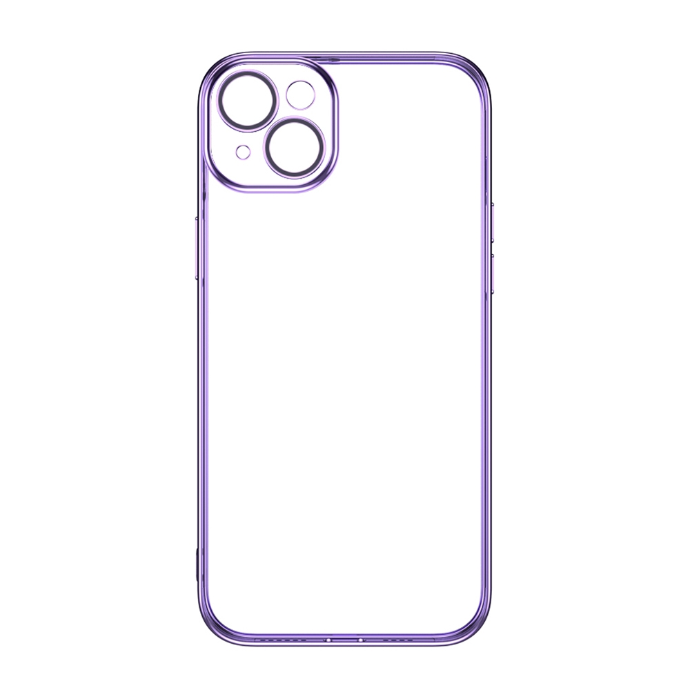 For iPhone 14 TOTUDESIGN AA-155 Series Electroplating TPU Phone Case (Purple) For iPhone 14 TOTUDESIGN AA-155 Series Electroplating TPU Phone Case (Purple)