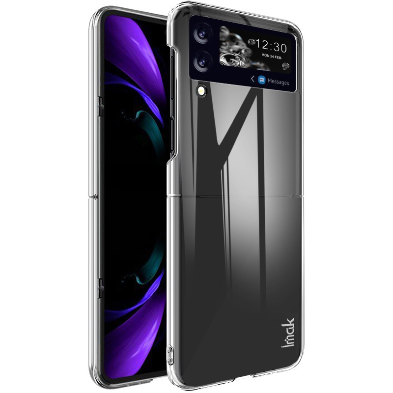 For Samsung Galaxy Z Flip4 5G IMAK Wing II Wear-resisting Crystal Pro PC Protective Phone Case For Samsung Galaxy Z Flip4 5G IMAK Wing II Wear-resisting Crystal Pro PC Protective Phone Case