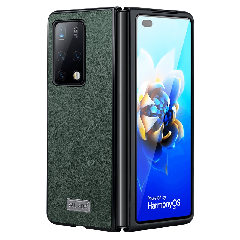 For Samsung Galaxy Z Fold4 SULADA Shockproof TPU + Handmade Leather Protective Case(Green) For Samsung Galaxy Z Fold4 SULADA Shockproof TPU + Handmade Leather Protective Case(Green)