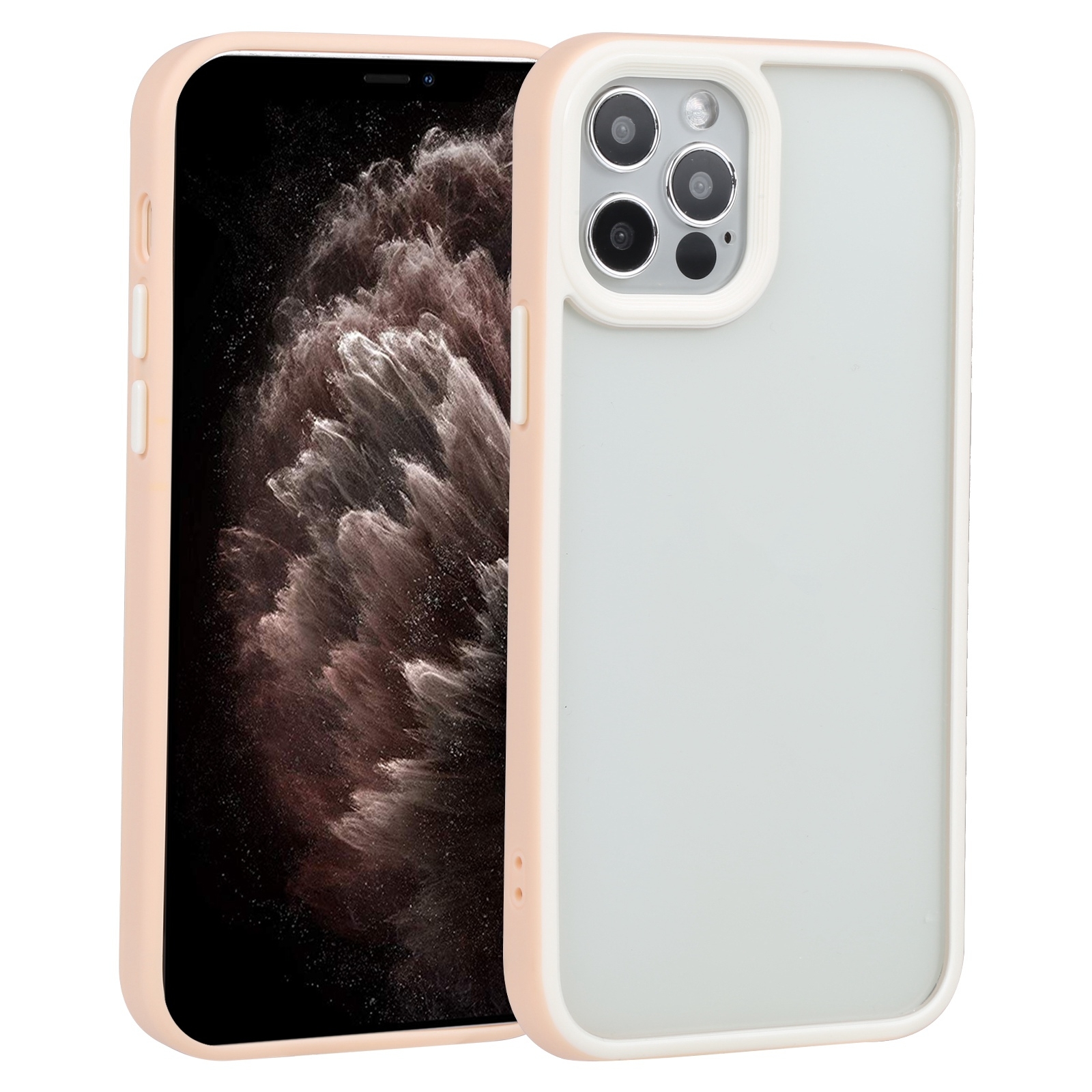 For iPhone 11 Pro Two-color Shield TPU + PC Phone Case(Light Pink) For iPhone 11 Pro Two-color Shield TPU + PC Phone Case(Light Pink)