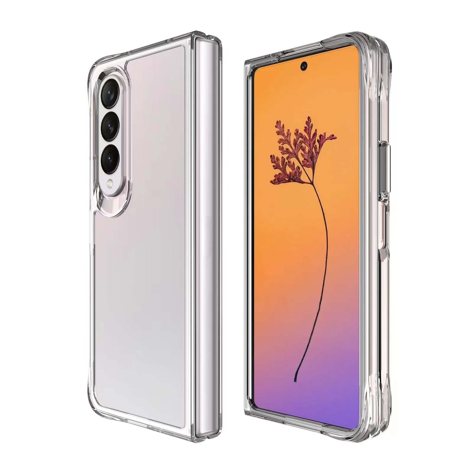For Samsung Galaxy Z Fold4 TPU + PC Shockproof Phone Case For Samsung Galaxy Z Fold4 TPU + PC Shockproof Phone Case