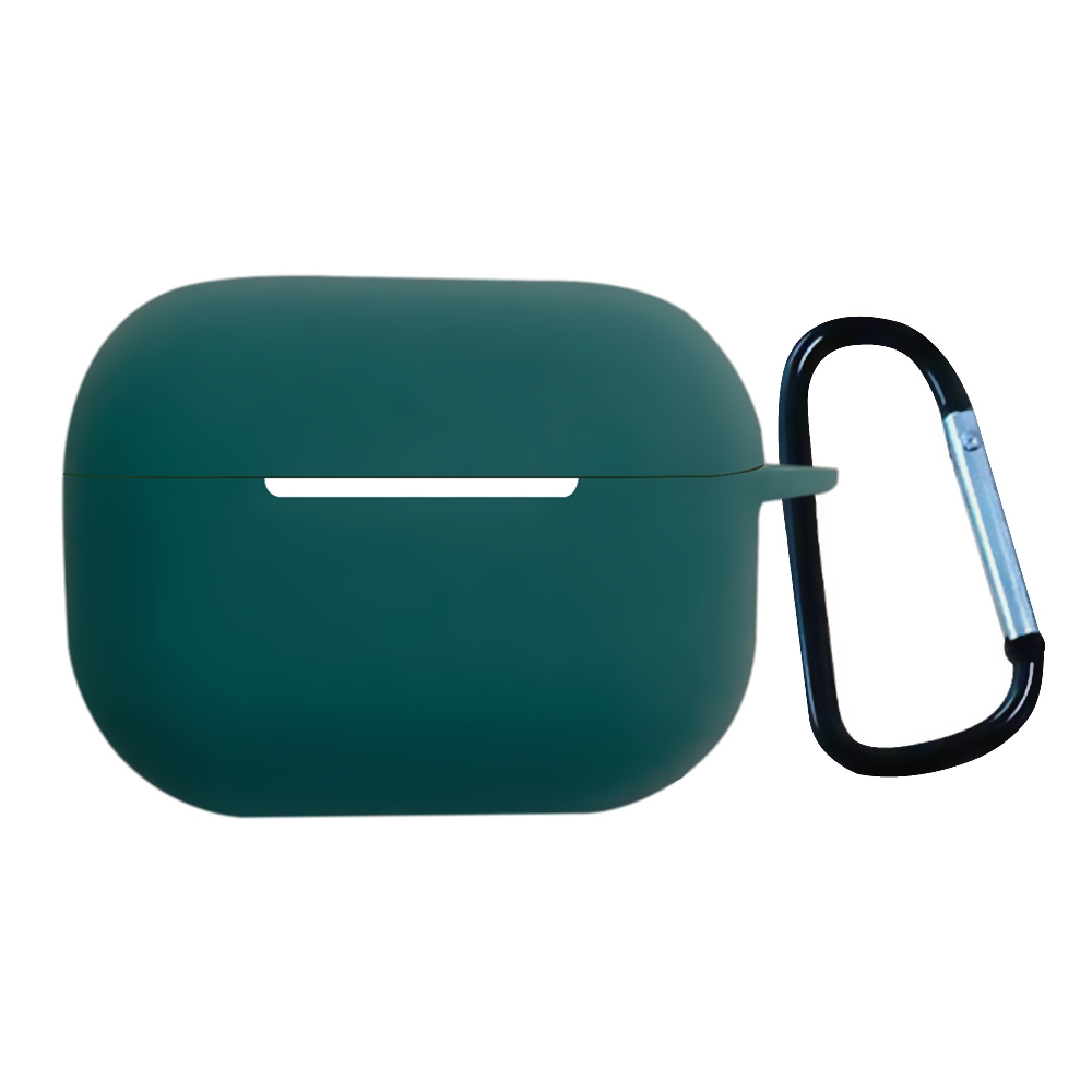 Earphone Silicone Protective Case with Buckle For AirPods Pro 2(Dark Green) Earphone Silicone Protective Case with Buckle For AirPods Pro 2(Dark Green)