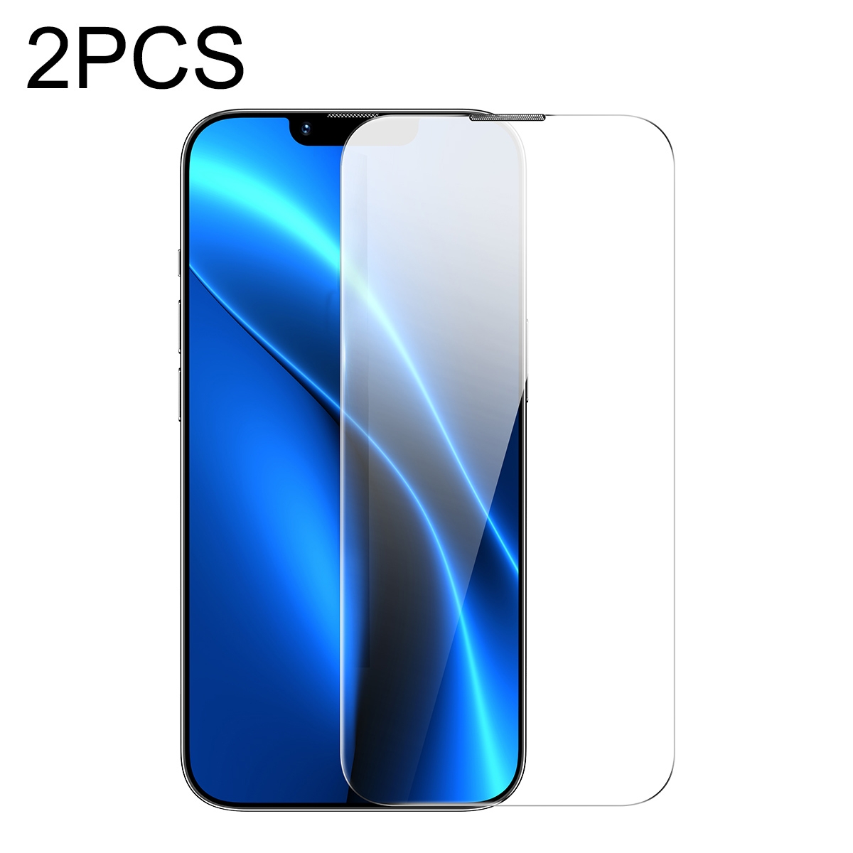 For iPhone 14 / 13 / 13 Pro 2pcs Baseus 0.3mm Crystal Explosion-proof Tempered Glass Film For iPhone 14 / 13 / 13 Pro 2pcs Baseus 0.3mm Crystal Explosion-proof Tempered Glass Film