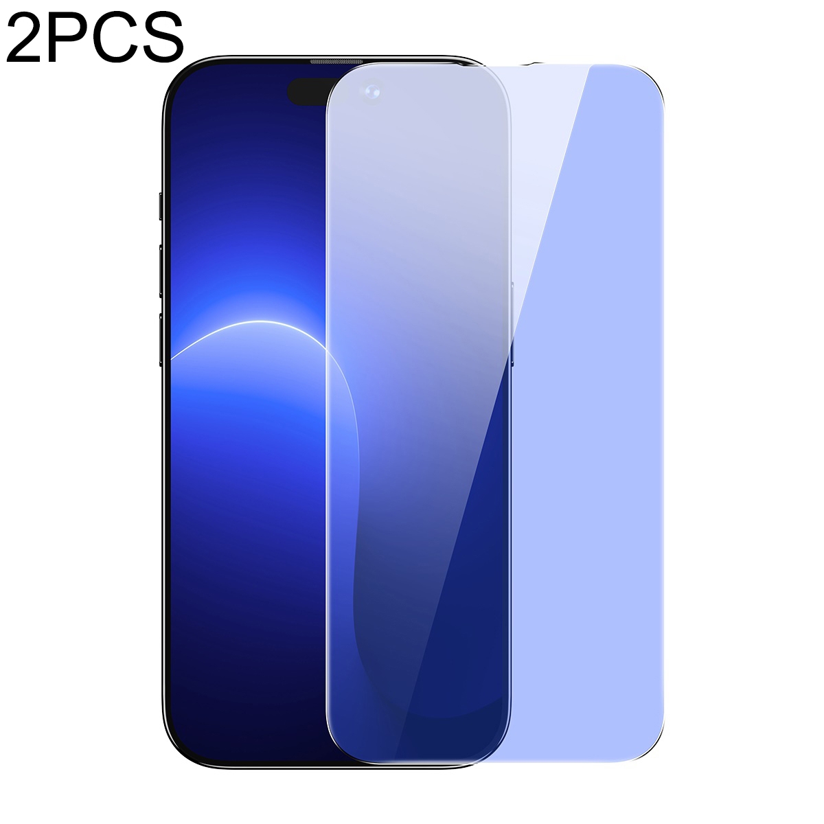 For iPhone 14 Pro 2pcs Baseus 0.3mm Full-glass Anti-blue Light Tempered Film For iPhone 14 Pro 2pcs Baseus 0.3mm Full-glass Anti-blue Light Tempered Film
