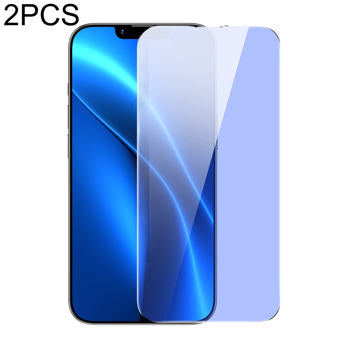 For iPhone 14 Plus / 13 Pro Max Baseus 2pcs 0.3mm Full-glass Anti-blue Light Tempered Film For iPhone 14 Plus / 13 Pro Max Baseus 2pcs 0.3mm Full-glass Anti-blue Light Tempered Film