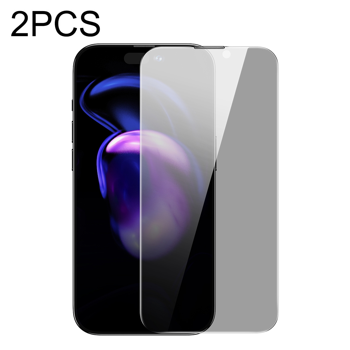 For iPhone 14 Pro 2pcs Baseus 0.3mm Crystal Peep-proof Tempered Glass Film For iPhone 14 Pro 2pcs Baseus 0.3mm Crystal Peep-proof Tempered Glass Film
