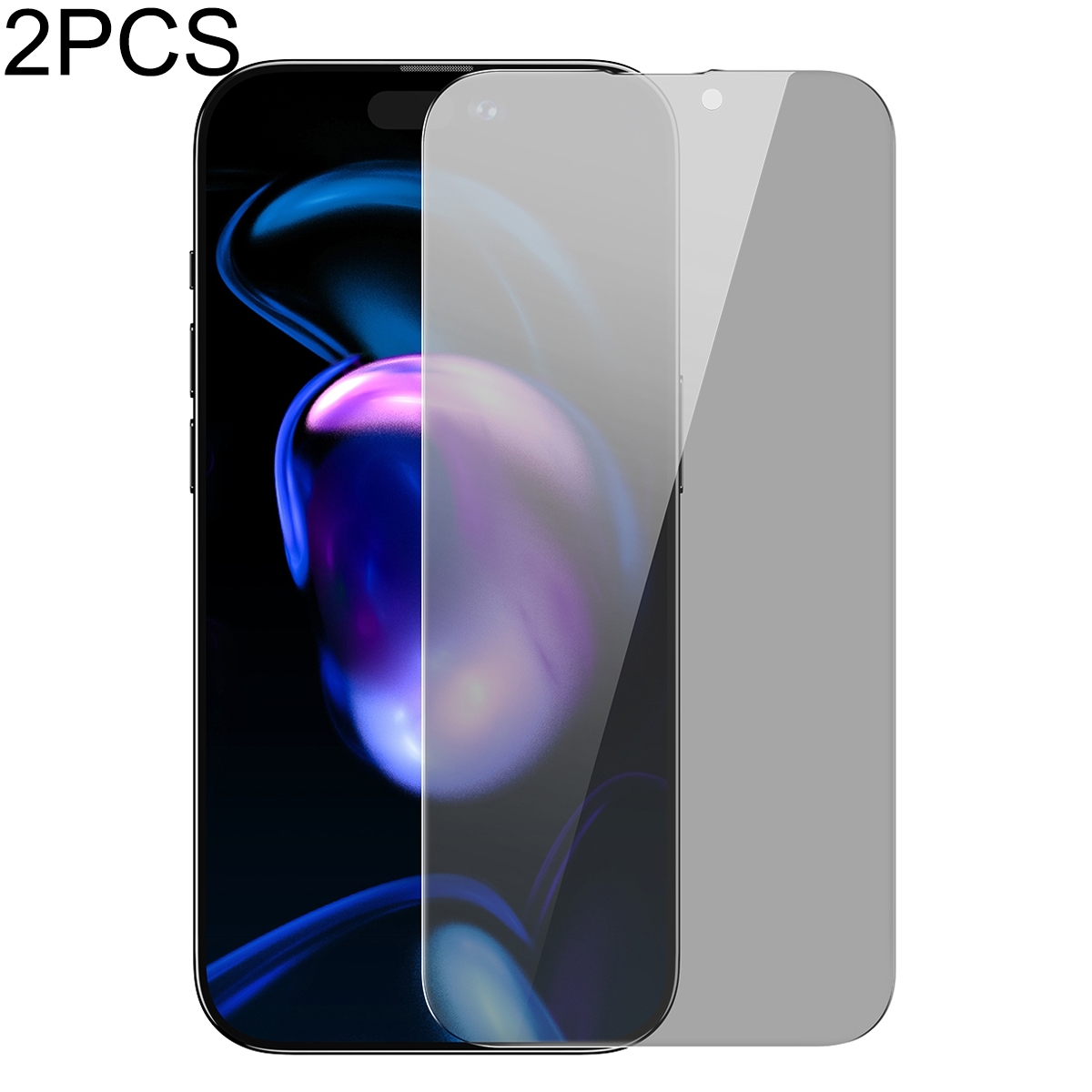 For iPhone 14 Pro Max 2pcs Baseus 0.3mm Anti-peeping Tempered Glass Film For iPhone 14 Pro Max 2pcs Baseus 0.3mm Anti-peeping Tempered Glass Film