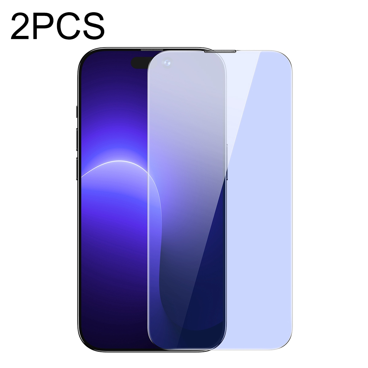 For iPhone 14 Pro 2pcs Baseus 0.3mm Crystal Anti Blue-ray Tempered Glass Film For iPhone 14 Pro 2pcs Baseus 0.3mm Crystal Anti Blue-ray Tempered Glass Film