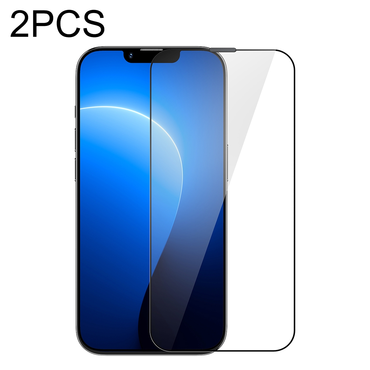 For iPhone 14 / 13 / 13 Pro Baseus 2pcs 0.3mm Full-screen Crystal Tempered Glass Film For iPhone 14 / 13 / 13 Pro Baseus 2pcs 0.3mm Full-screen Crystal Tempered Glass Film