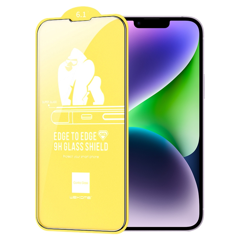 For iPhone 14 WEKOME 9D Curved HD Tempered Glass Film For iPhone 14 WEKOME 9D Curved HD Tempered Glass Film