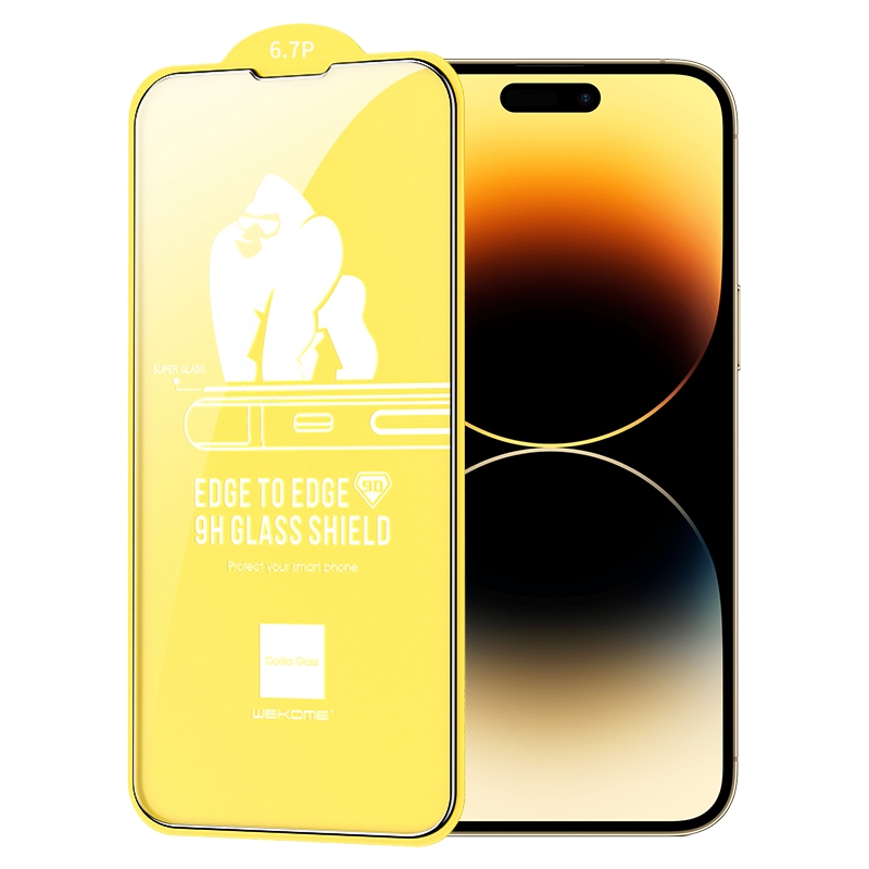 For iPhone 14 Pro Max WEKOME 9D Curved HD Tempered Glass Film For iPhone 14 Pro Max WEKOME 9D Curved HD Tempered Glass Film