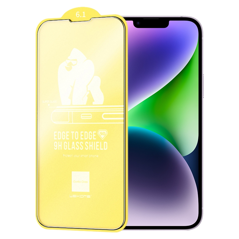 For iPhone 14 WEKOME 9D Curved Frosted Tempered Glass Film For iPhone 14 WEKOME 9D Curved Frosted Tempered Glass Film