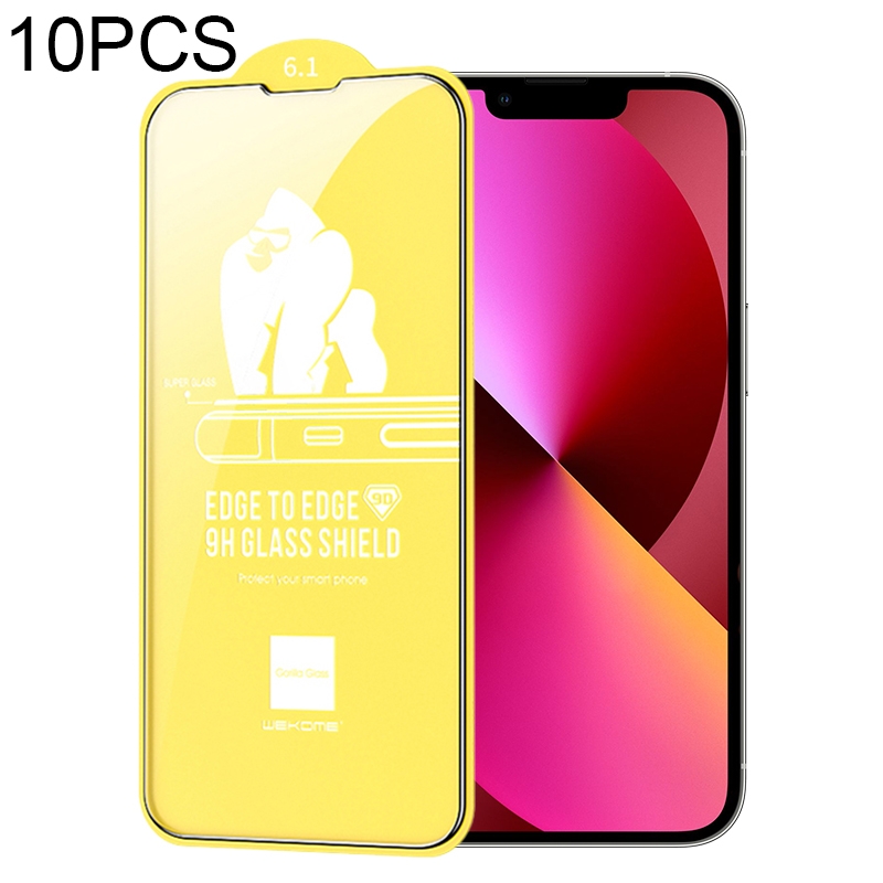 For iPhone 13 10pcs WEKOME 9D Curved HD Tempered Glass Film For iPhone 13 10pcs WEKOME 9D Curved HD Tempered Glass Film