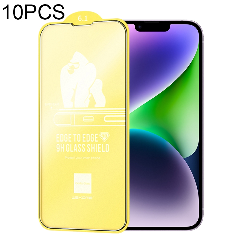 For iPhone 14 10pcs WEKOME 9D Curved Frosted Tempered Glass Film For iPhone 14 10pcs WEKOME 9D Curved Frosted Tempered Glass Film