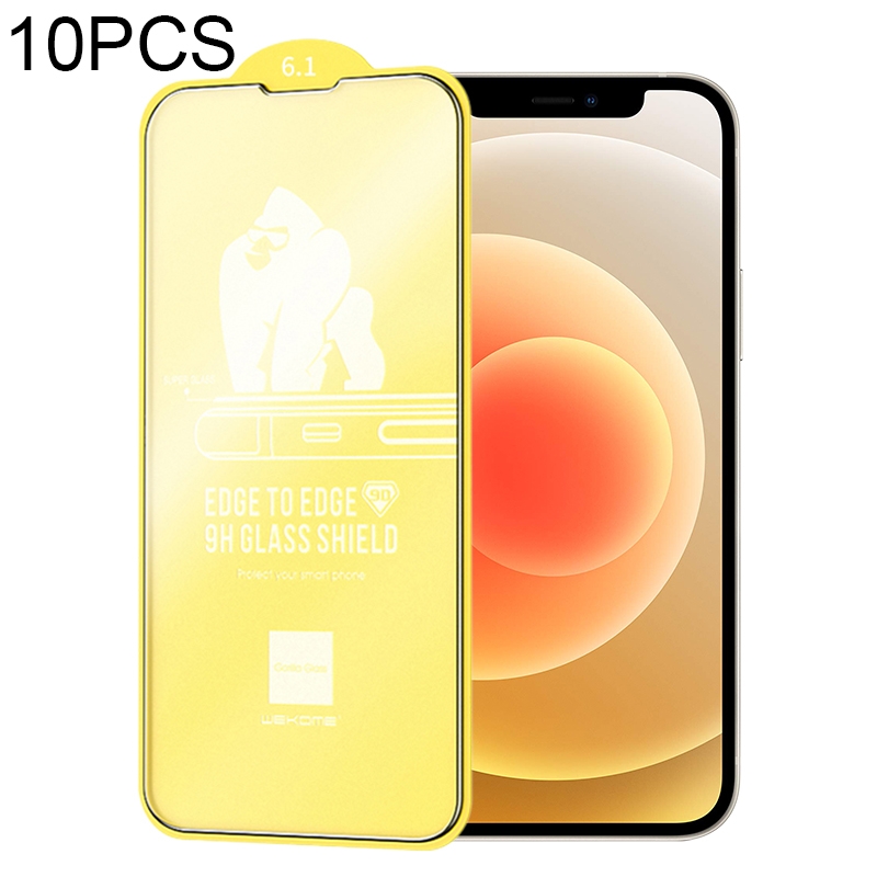 For iPhone 12 / 12 Pro 10pcs WEKOME 9D Curved Frosted Tempered Glass Film