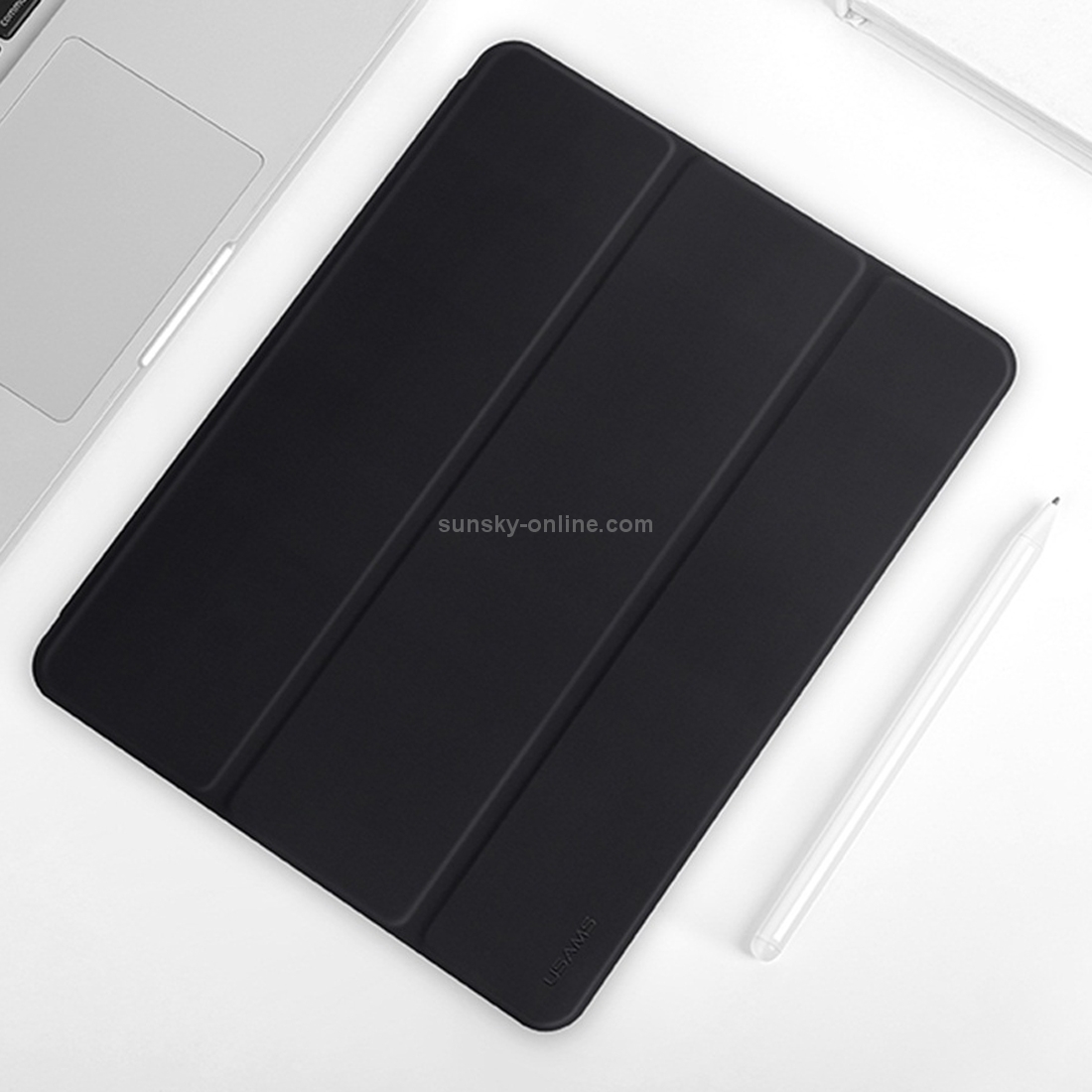 For iPad Pro 12.9 (2020) USAMS US-BH589 Winto Series PU + TPU Horizontal Flip Leather Tablet Case with Holder & Sleep / Wake-up Function & Pen Slot(Black) For iPad Pro 12.9 (2020) USAMS US-BH589 Winto Series PU + TPU Horizontal Flip Leather Tablet Case with Holder & Sleep / Wake-up Function & Pen Slot(Black)