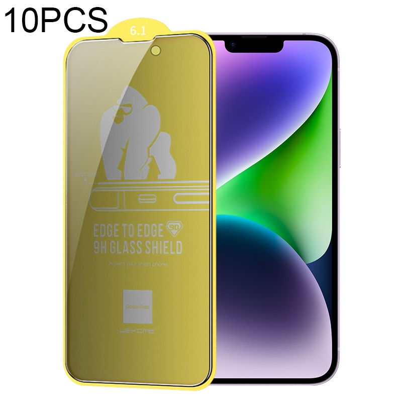 For iPhone 14 10pcs WEKOME 9D Curved Privacy Tempered Glass Film For iPhone 14 10pcs WEKOME 9D Curved Privacy Tempered Glass Film