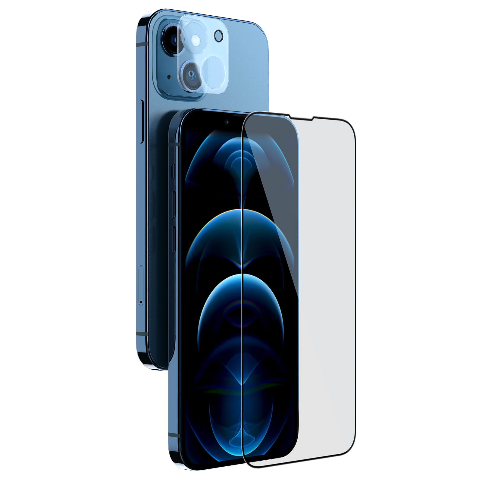 For iPhone 14 NILLKIN 2 in 1 HD Full Screen Tempered Glass Film + Camera Protector Set For iPhone 14 NILLKIN 2 in 1 HD Full Screen Tempered Glass Film + Camera Protector Set